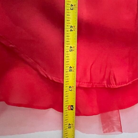 JJ’s House Sheer Red Beaded Evening CastleCore Glam Midi Dress NWOT Size S - Picture 14 of 14